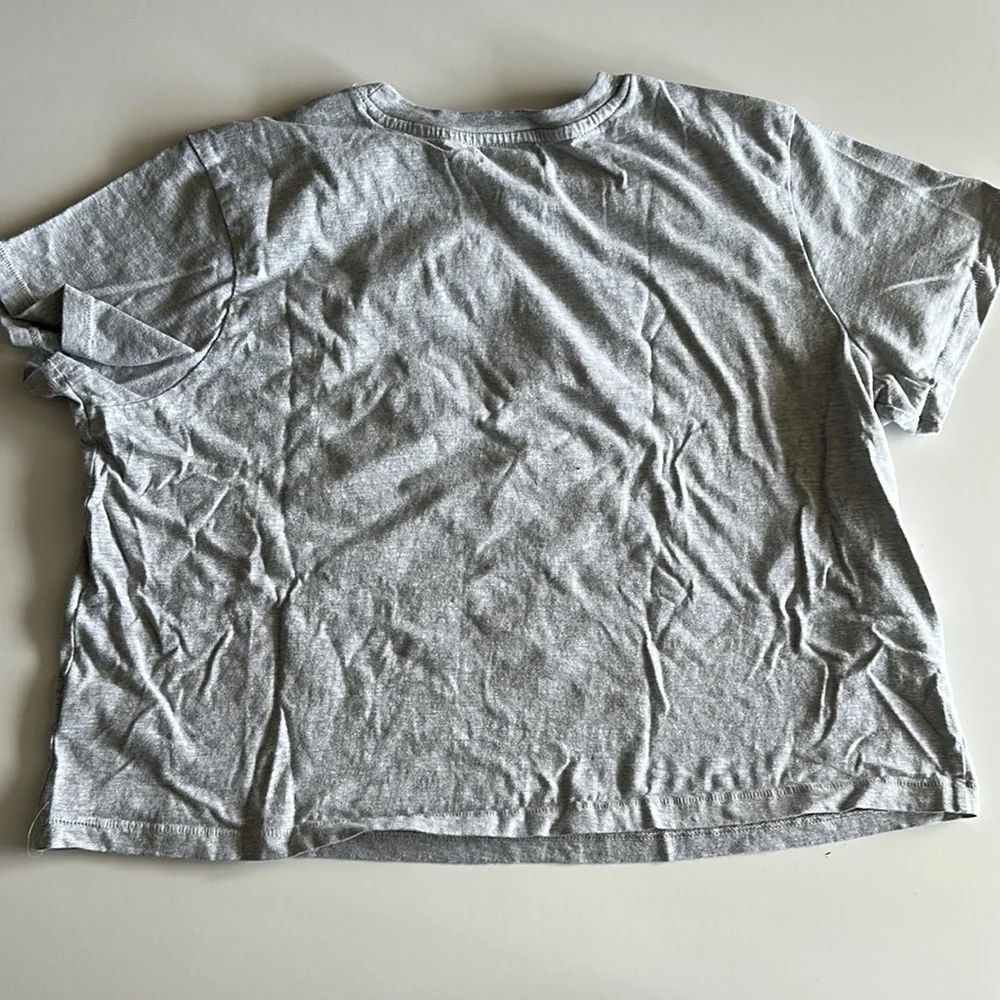 Jordache vintage Race Car Checkered Carla Graphic crewneck Screen tshirt Croptop - Picture 8 of 8